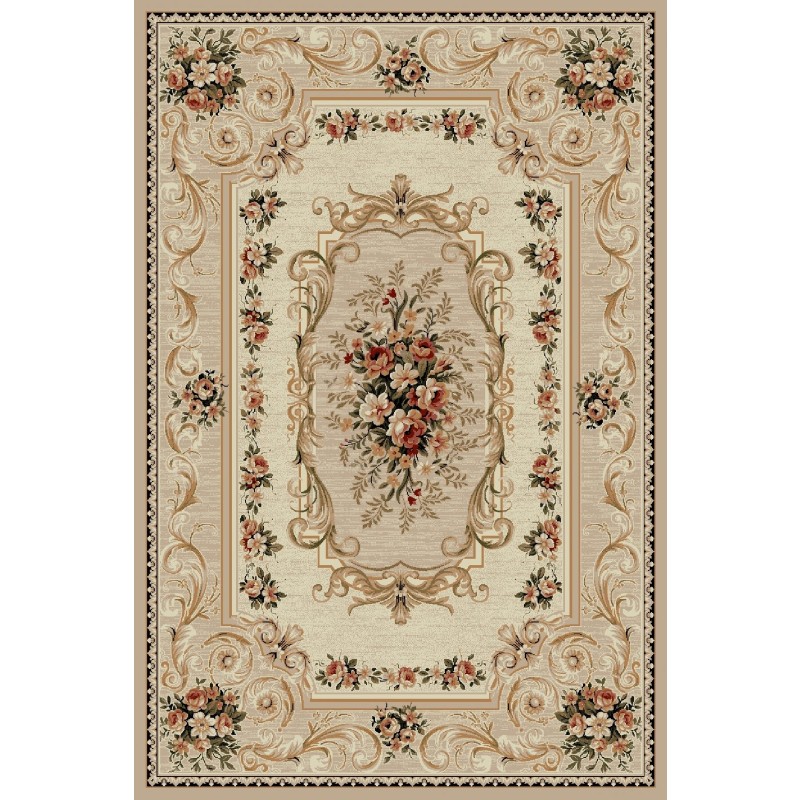 Covor Dreptunghiular, 80 x 150 cm, Crem / Bej, Lotos 523