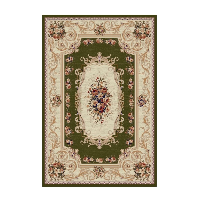 Covor Dreptunghiular, 80 x 150 cm, Verde, Lotos 535