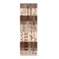 Covor Dreptunghiular pentru Bucatarie, 75 x 150 cm, Antiderapant, Maro / Bej, Flex 19052/19