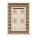 Covor Dreptunghiular pentru Bucatarie, 80 x 150 cm, Maro / Crem, Model Natura