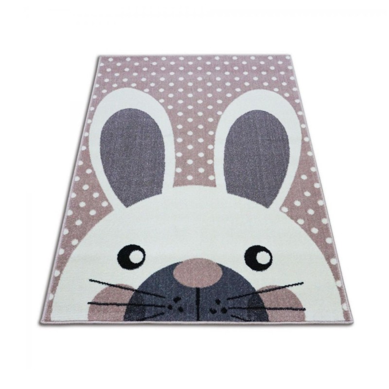 Covor Dreptunghiular pentru Copii, 120 x 170 cm, Multicolor, Dream Model Iepuras 18115/120