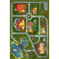 Covor Dreptunghiular pentru Copii, 120 x 170 cm, Verde, Kolibri Model Drumulete 11061