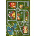 Covor Dreptunghiular pentru Copii, 200 x 300 cm, Verde, Kolibri Model Drumulete 11061
