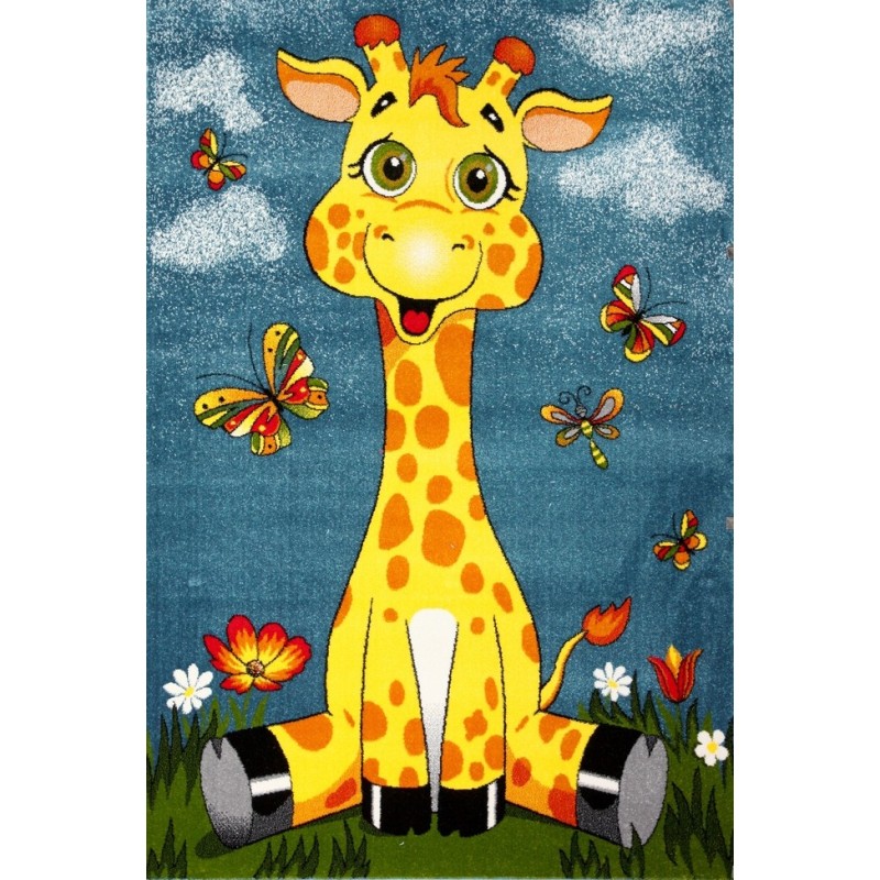 Covor Dreptunghiular pentru Copii, 240 x 340 cm, Multicolor, Kolibri Girafa 11112/140