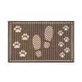 Covor Dreptunghiular pentru Usa Intrare, 40 x 60 cm, Maro / Bej, Model Talpici Natura