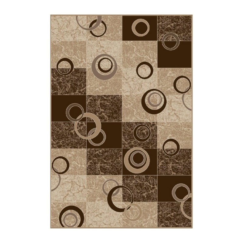 Covor Modern, Daffi Bej / Maro, 13058, 300 x 400 cm, 1700 gr/mp