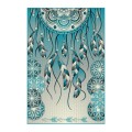 Covor Modern, Kolibri, Pene, Turcoaz, 11617, 160 x 230 cm, 2200 gr/mp