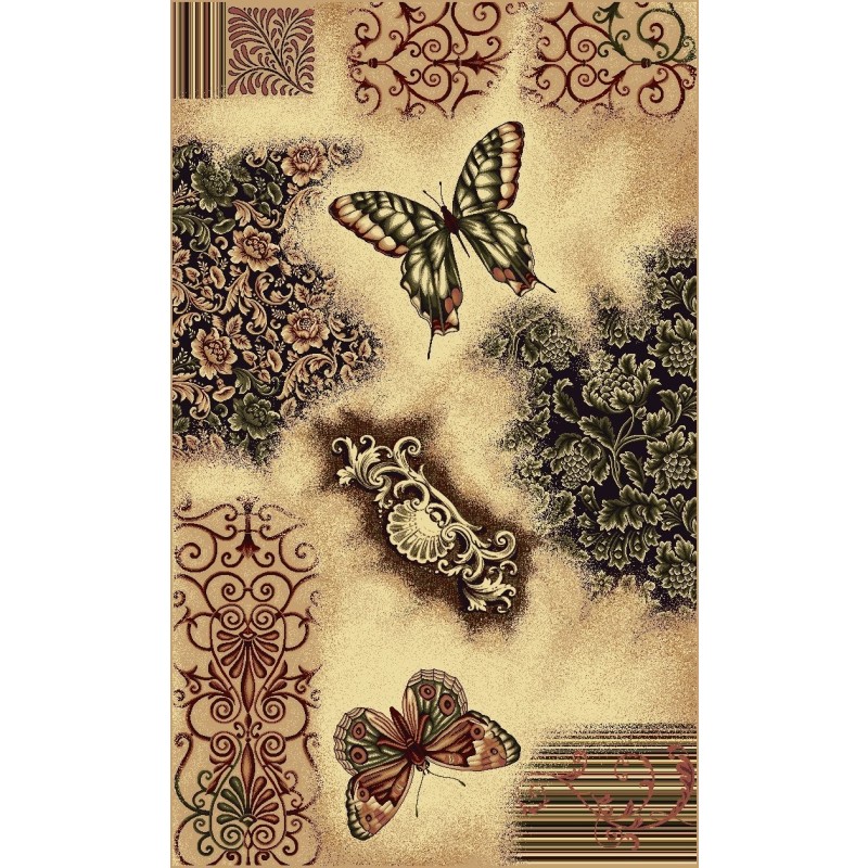 Covor Modern, Lotos Fluturi 1607, 80x150 cm, 1800 gr/mp
