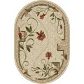Covor Oval, 120 x 170 cm, Crem, Lotos Model Floral 587-116