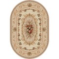 Covor Oval, 150 x 230 cm, Bej, Model Clasic Lotos 535
