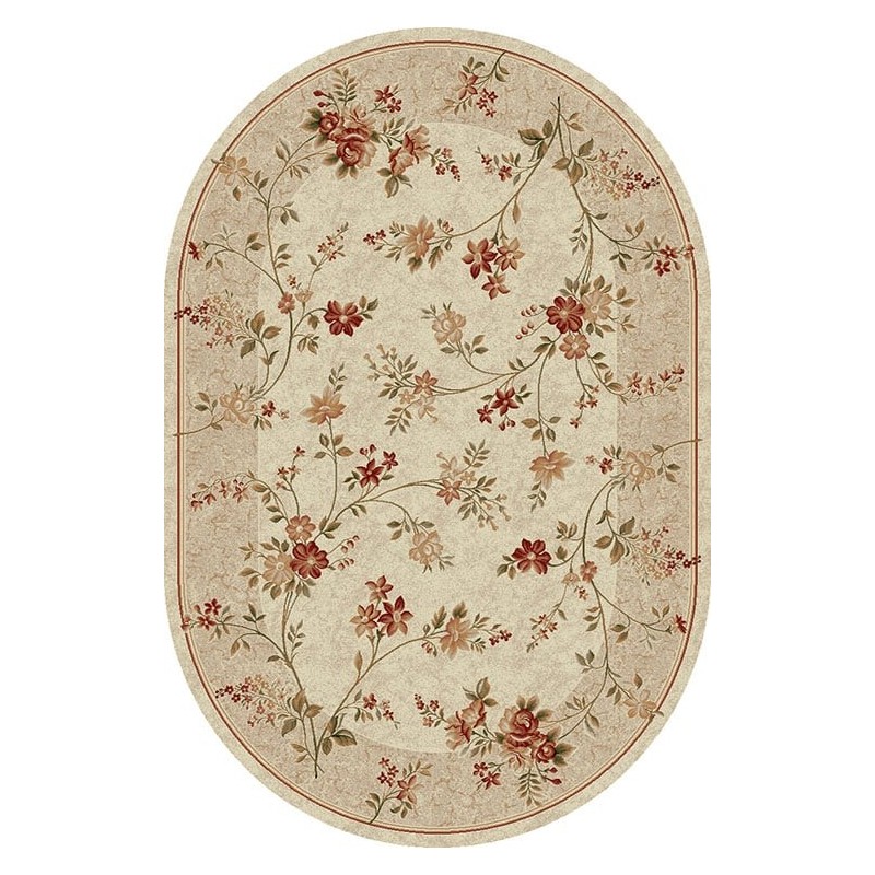 Covor Oval, 150 x 230 cm, Crem, Lotos 551