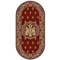 Covor Bisericesc Oval, 150 x 230 cm, Rosu, Lotos 15032/210