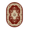 Covor Oval, 200 x 300 cm, Grena, Model Floral Lotos