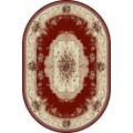 Covor Oval, 200 x 300 cm, Rosu, Lotos 507