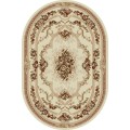 Covor Oval, 250 x 350 cm, Crem, Lotos Clasic 574-100
