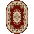 Covor Oval, 250 x 350 cm, Rosu, Lotos 575