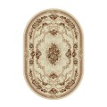 Covor Oval, 300 x 400 cm, Crem / Bej, Model Lotos