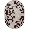 Covor Oval, 60 x 110 cm, Bej / Maro, Cappuccino Model Ramuri