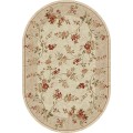 Covor Oval, 60 x 110 cm, Crem, Lotos 551