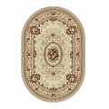 Covor Oval, 60 x 110 cm, Crem, Lotos 568/100