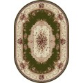 Covor Oval, 60 x 110 cm, Verde, Lotos 507