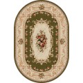 Covor Oval, 60 x 110 cm, Verde, Lotos 535