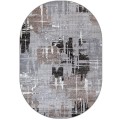 Covor Oval, 80 x 150 cm, Gri / Maro, Mira 24037/123