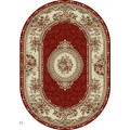 Covor Oval, 80 x 150 cm, Rosu, Lotos 571