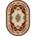 Covor Oval, 80 x 150 cm, Rosu, Lotos 574
