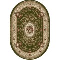Covor Oval, 80 x 150 cm, Verde, Lotos 568