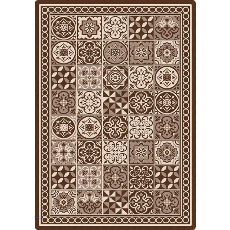 Covor pentru Bucatarie Maro/Bej, Antiderapant, 50 cm x 80 cm, Flex 19632-19