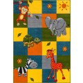 Covor pentru Copii, 120 x 170 cm, Multicolor, Kolibri Animalute 11379/120