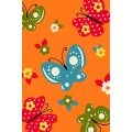 Covor pentru Copii, 120 x 170 cm, Portocaliu, Kolibri Fluturi 11206