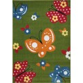 Covor pentru Copii, 120 x 170 cm, Verde, Kolibri Fluturi 11206