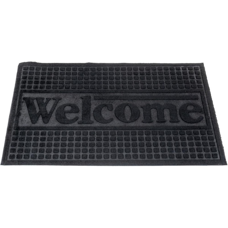 Covor pentru Usa de Intrare, 45 x 75 cm, Negru