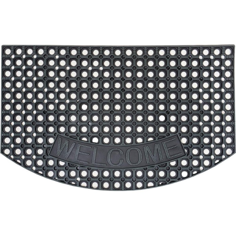 Covor pentru Usa de Intrare, Model Welcome, Cauciuc, 79 x 49 cm