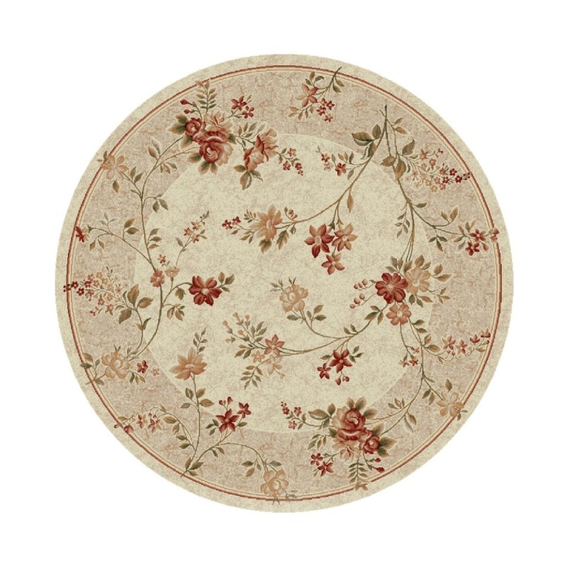 Covor Rotund, 100 x 100 cm, Crem, Lotos 551/100