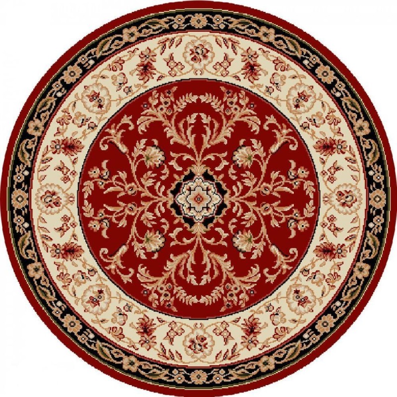 Covor Rotund, 100 x 100 cm, Grena, Model Lotos 523