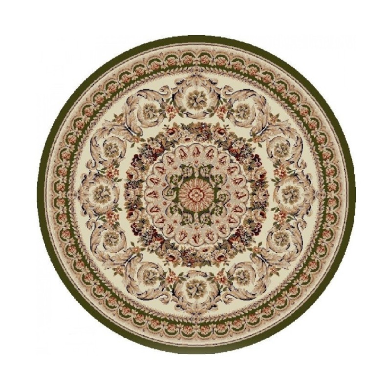 Covor Rotund, 100 x 100 cm, Verde, Lotos 539/130