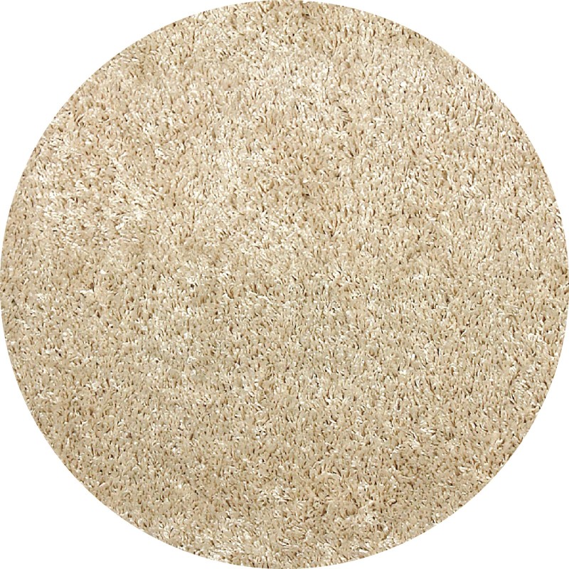 Covor Rotund Pufos, 67 x 67 cm, Bej, Fantasy 12500-80