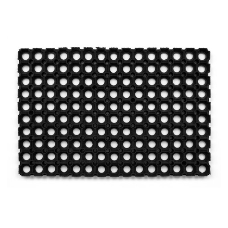 Covoras Intrare, Cauciuc, Dreptunghiular, 40 x 60 cm, Negru, Grunberg