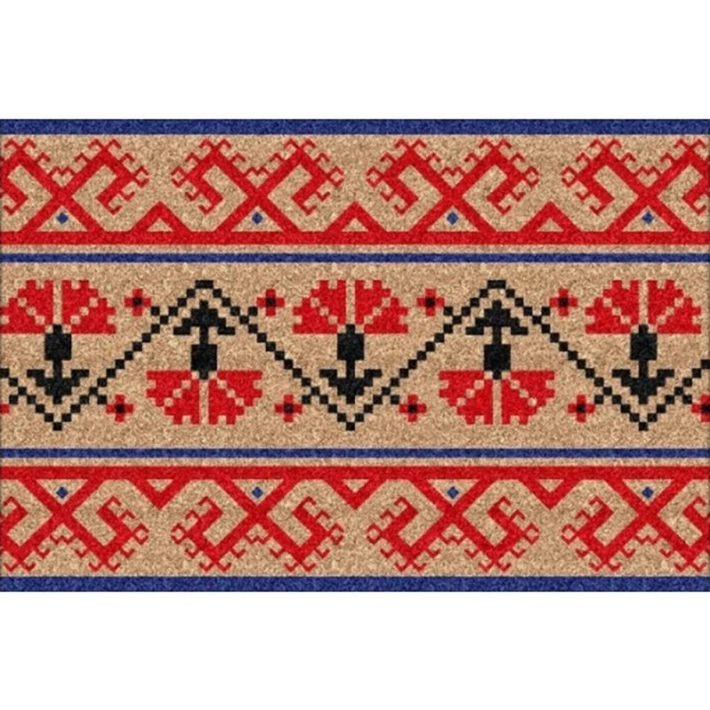 Covoras Intrare, Cauciuc si Fibre Cocos, Dreptunghiular, Diverse Modele, 45 x 75 cm, Grunberg