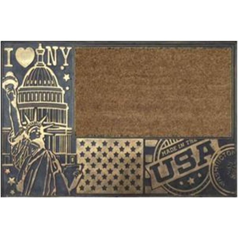 Covoras Intrare, Cauciuc si Polipropilena, Dreptunghiular, Diverse Modele, 40 x 60 cm, Grunberg