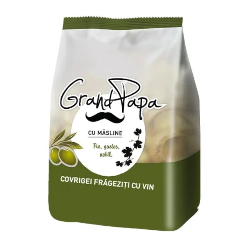 Covrigei Frageziti, Grand Papa, cu Vin Alb si Masline, 200 g