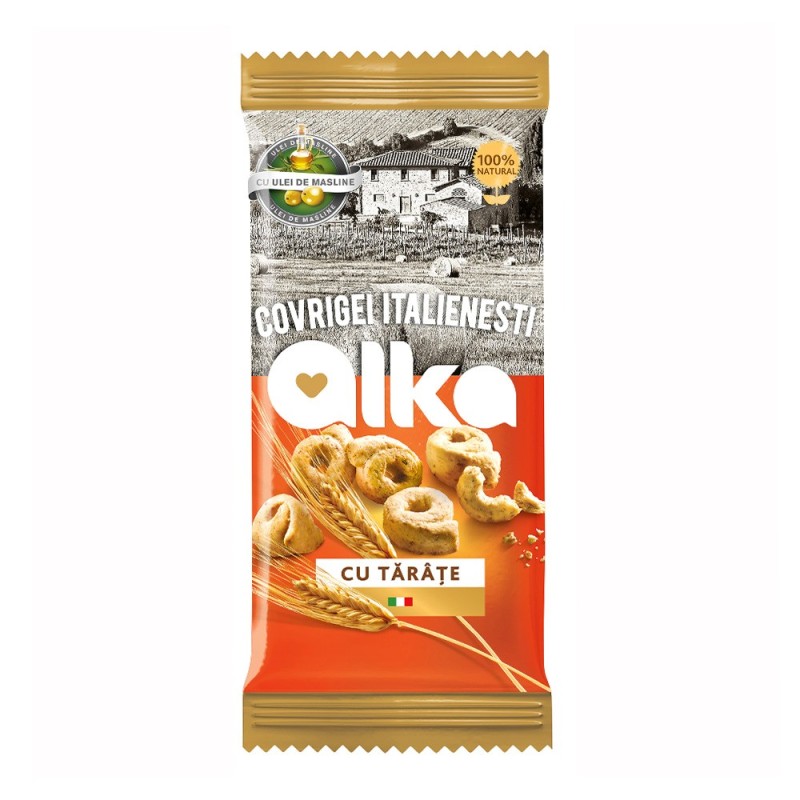 Covrigei Italienesti cu Faina Integrala Alka, 100 g