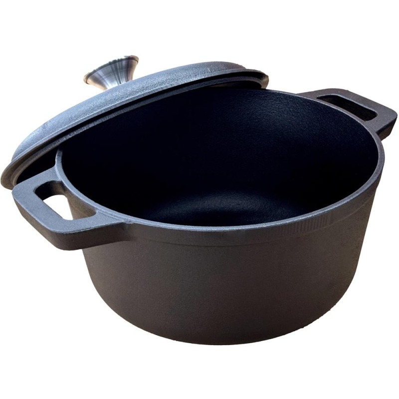 Cratita cu Capac, Fonta, Grunberg, 3.80 l, Diametru 26 cm