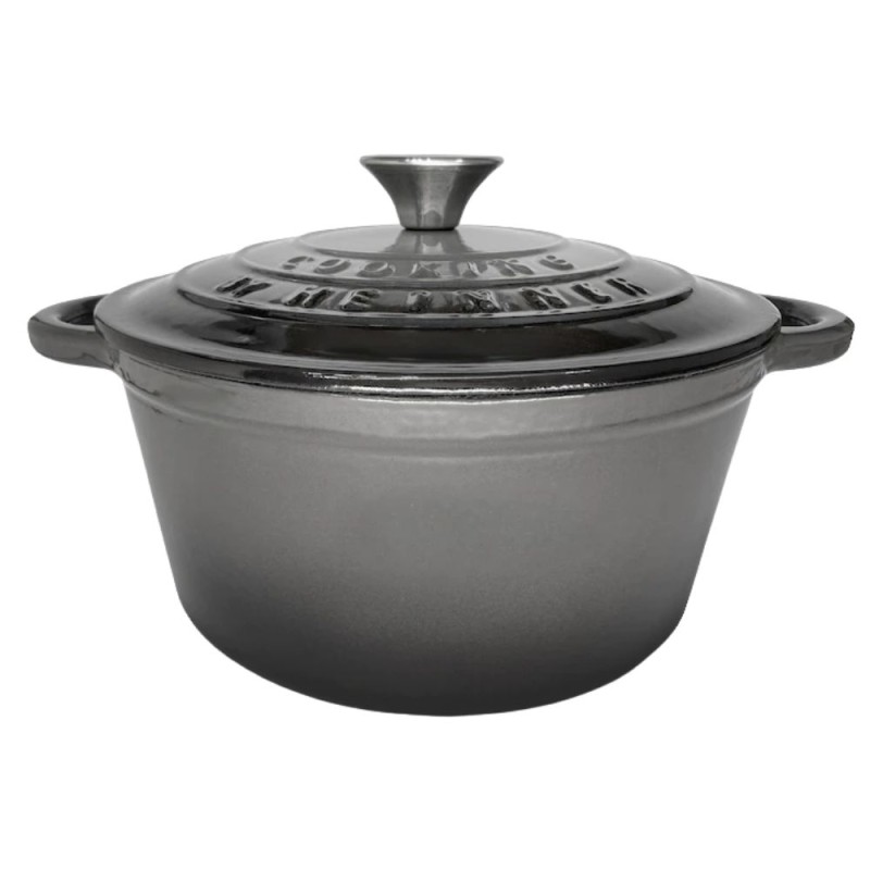 Cratita din Fonta cu Capac, Capacitate 4 l, 24 x 11.5 cm