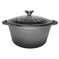 Cratita din Fonta cu Capac, Capacitate 4 l, 24 x 11.5 cm
