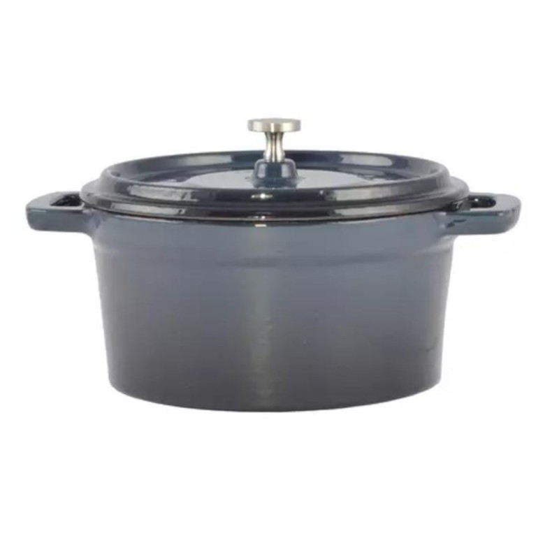 Cratita din Fonta Emailata, Mini, 14 cm, 600 ml, Perfect Home