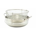Cratita din Inox, pentru Prajit Cartofi, 24 cm, 4 l, Perfect Home